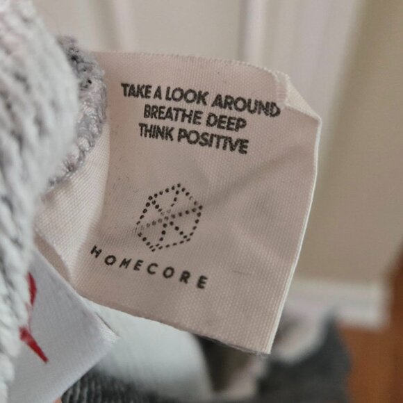 Homecore Men's Heather Grey Terry Cloth Crewneck Sweatshirt Size Medium - Picture 9 of 12